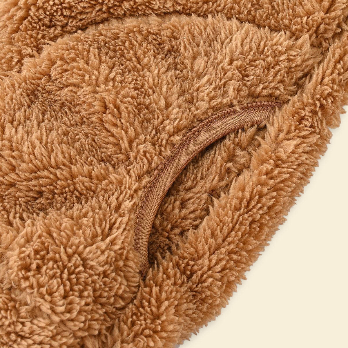 Girls Brown Fleece Front Zipper Sleeveless Winter Jacket Coats & Jackets