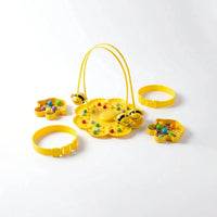 Kids Yellow Magnetic Bee & Ball Picking Board Game Trending Accessories Yellow Onesize