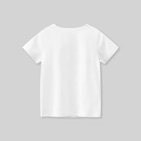 Boys Oversize Short Sleeves T-shirt Tshirts White 7-8 Y 