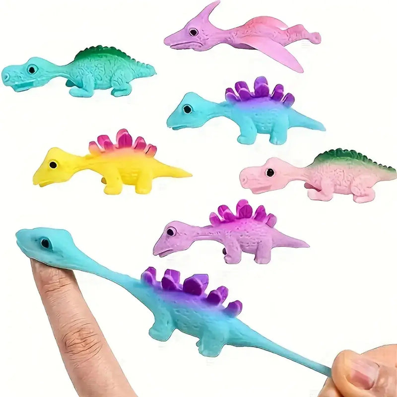 Kids Slingshot Dinosaur Finger Toys - Pack of 5 Trending Accessories