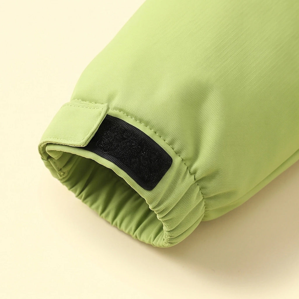 Boys Lime Green Long Sleeve Hooded Zip-Up Jacket Coats & Jackets