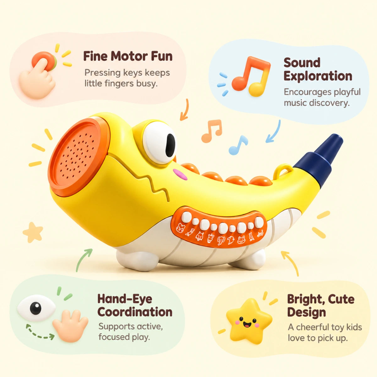 Animal Sound Maker Toy for Kids Ages 3 Year Plus - Interactive Outdoor Toy Trending Accessories