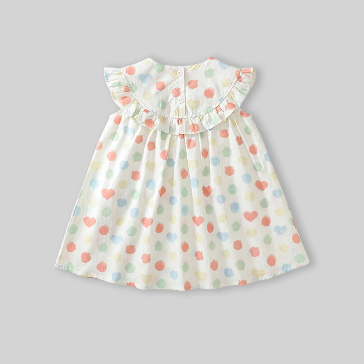 Girls Off-White Heart Printed Sleeveless Top Tops