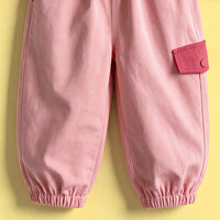 Girls Pink Applique Jacket & Pants Co-ord Sets Sets