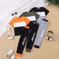 Boys Multicolor Short Sleeve T-Shirt With Pants Set ( Pack Of 3 ) 2 pc. Sets Multicolor 3-4 Y