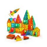 INCLUD Magnetic Tiles Set -Build, Learn & Imagine Bigger 45 Tiles