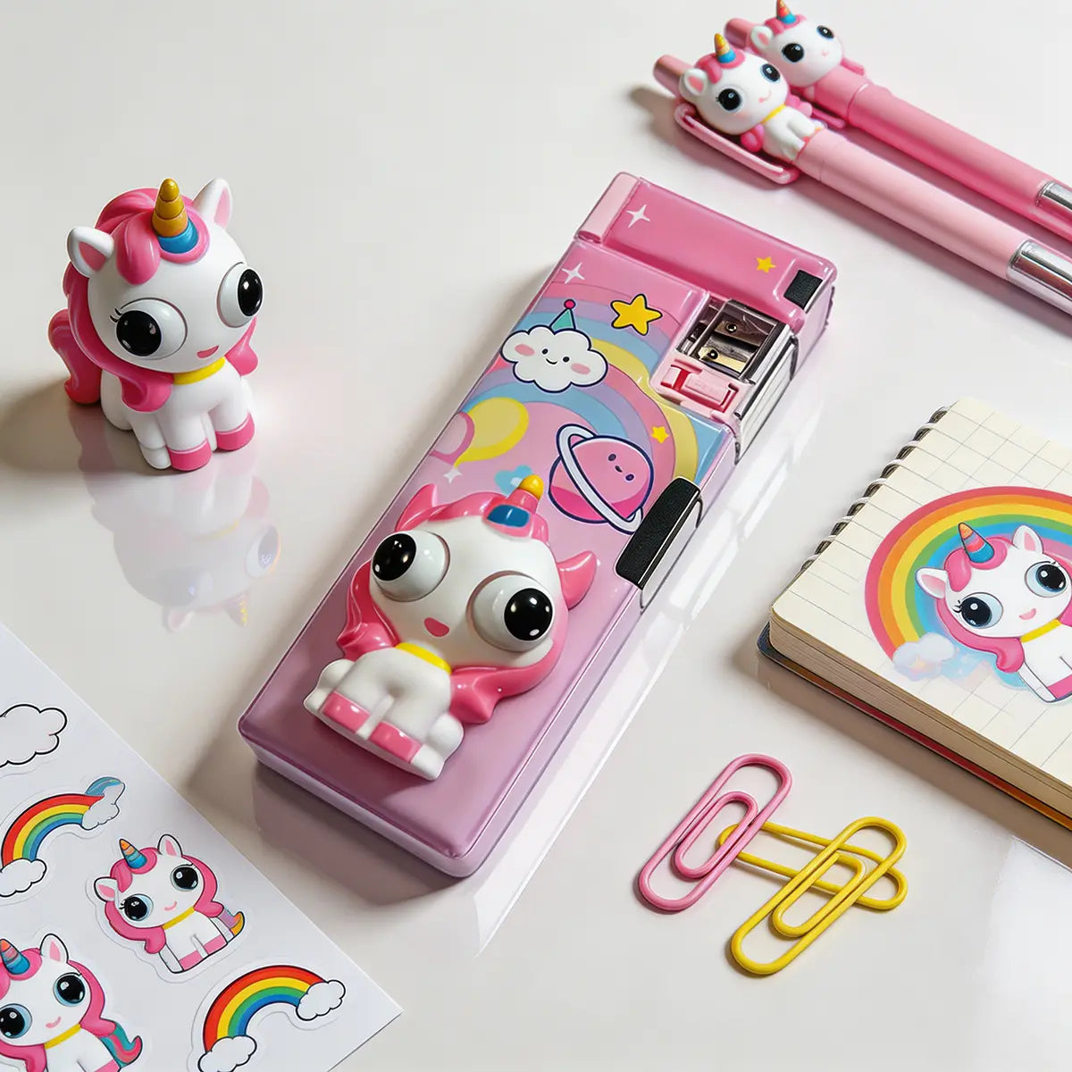 Unicorn Cartoon School Pencil Case for Girls Trending Accessories