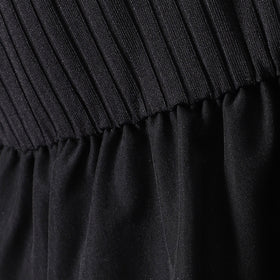 Girls Black Sleeveless Balloon Dress Casual Dresses