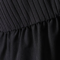Girls Black Sleeveless Balloon Dress Casual Dresses