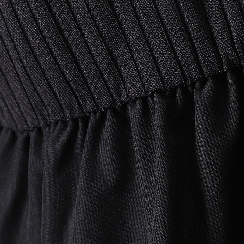 Girls Black Sleeveless Balloon Dress Casual Dresses