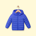 Boys Royal Blue Hooded Quilted Puffer Jacket Coats & Jackets Royal Blue 3-4 Y