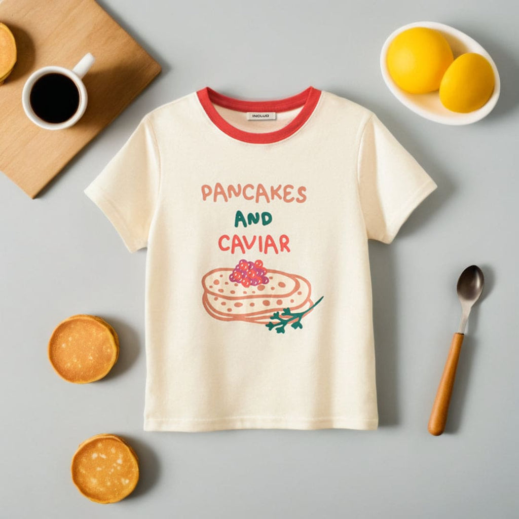 Girls Printed Short Sleeves T-shirt