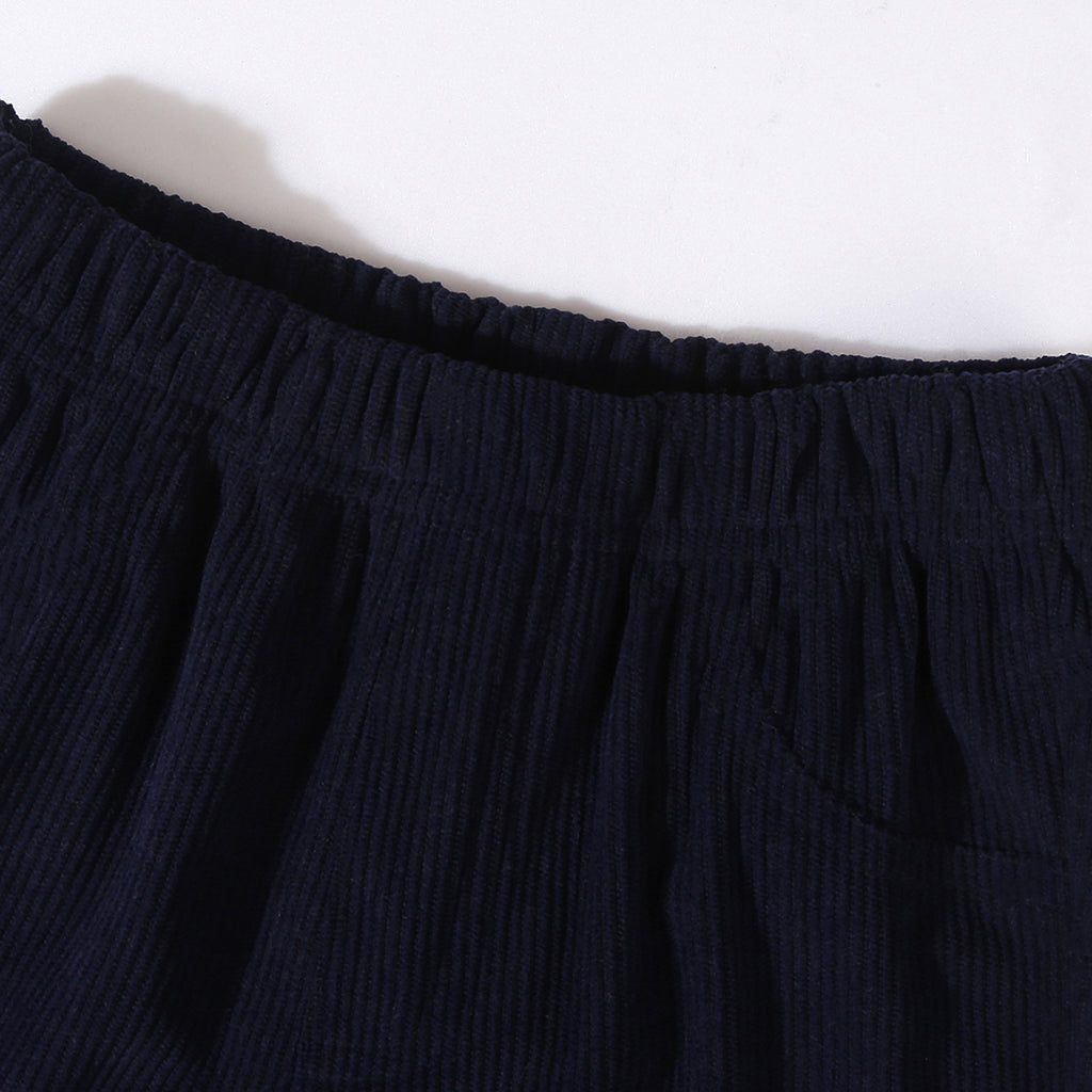 Girls Navy Blue Stripes Top With Pants Sets 2 pc. Sets