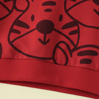 Boys Red Graphic Long Sleeve Sweatshirt Sweatshirts & Hoodies