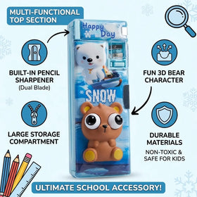 Pop Eye Bunny Cartoon Pencil Holder Box for School Kids Trending Accessories