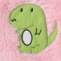 Girls Pink Dinosaur Applique Sweatshirt With Pants Sets 2 pc. Sets