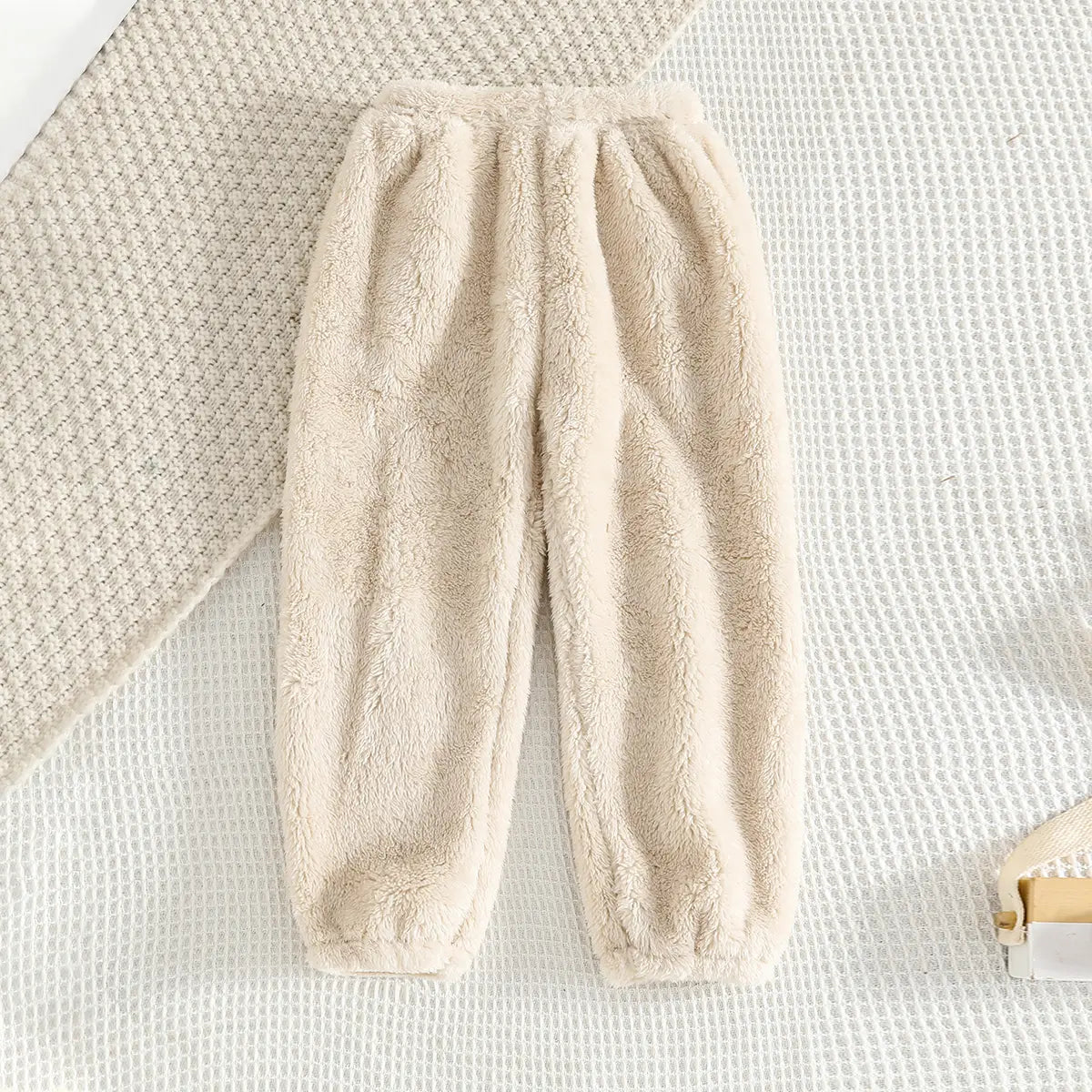 Girls Apricot Polar Fleece Hooded Jacket With Jogger Co-ord Sets Sets