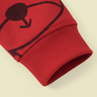 Boys Red Graphic Long Sleeve Sweatshirt Sweatshirts & Hoodies