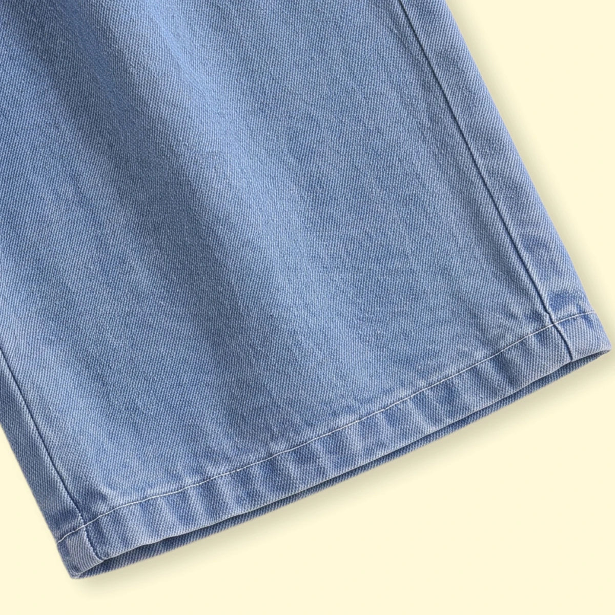 Girls Blue Floral Embroidered Relaxed Fit Denim Pants Pants