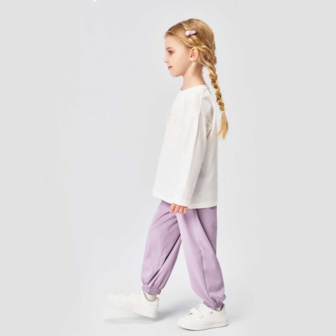 Girls Elasticated Relaxed Fit Jogger Joggers   
