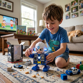 Electric Police Robot Toy with Lights & Music, Dancing Swing Robot for Kids Trending Accessories