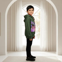 Boys Green K-Pop Star Graphics Hoodie Sweatshirts & Hoodies