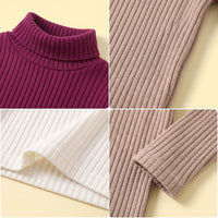 Girls Multicolour Textured Long Sleeve T-Shirt Pack Of 3 Tshirts