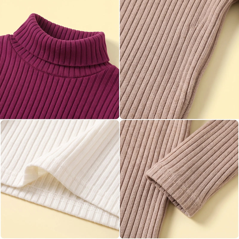 Girls Multicolour Textured Long Sleeve T-Shirt Pack Of 3 Tshirts