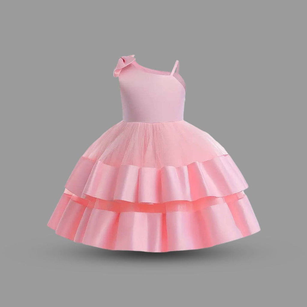 Girls Sleeveless Layered Party Dress Party Dresses   