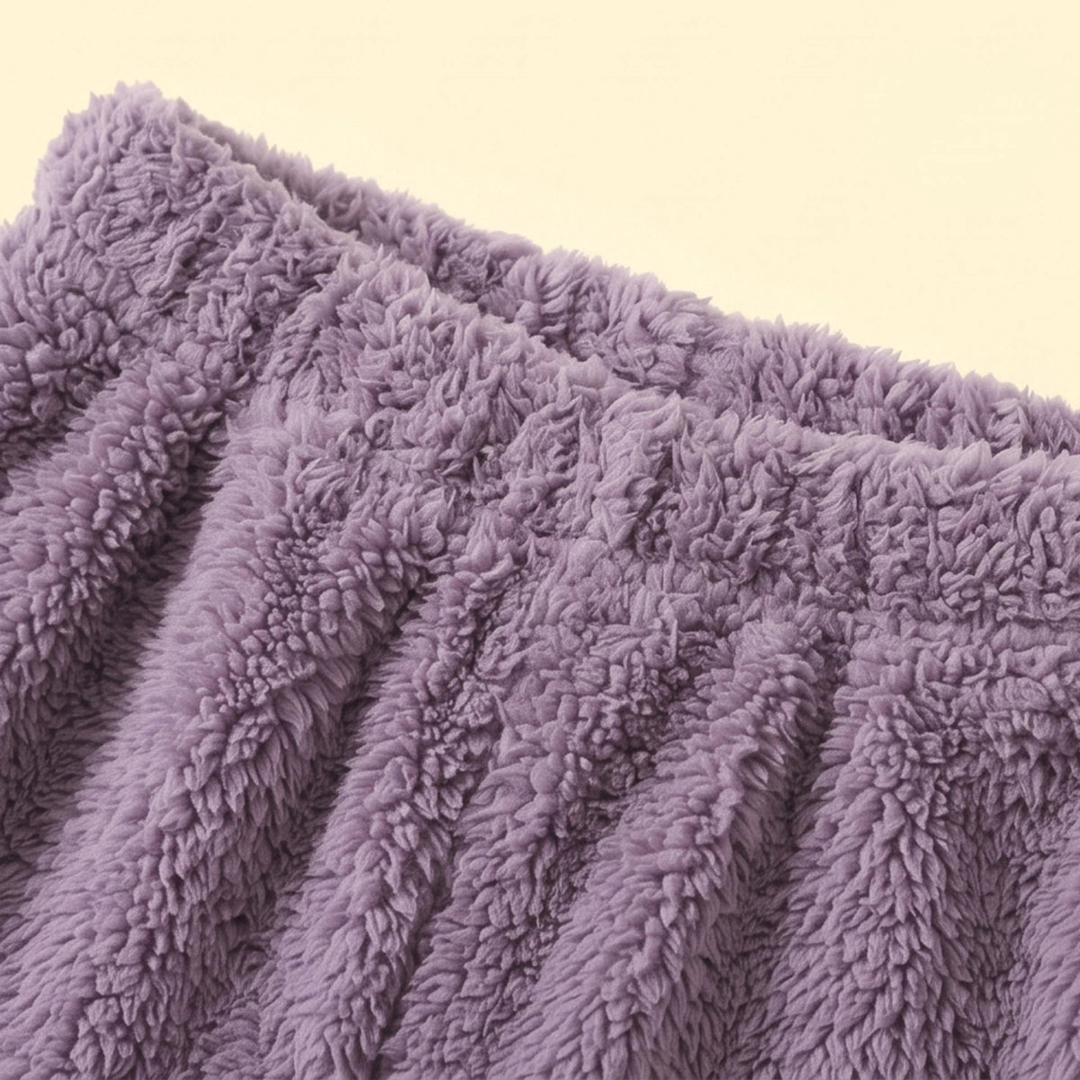 Girls Purple Textured Hooded Sweatshirt & Joggers Co-ord Sets Sets