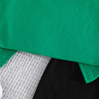 Boys Green Striped Raglan Sleeves T-Shirt With Shorts Set 2 pc. Sets