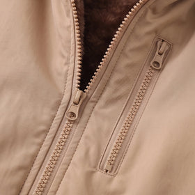 Boys Light Brown Long Sleeve Hooded Zip-up Jacket Coats & Jackets