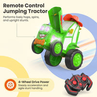 Remote Control Jumping Tractor Toy for Kids 3 Years Plus Trending Accessories