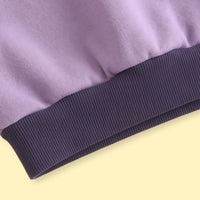 Boys Purple Colourblocked Long Sleeve Sweatshirt Sweatshirts & Hoodies