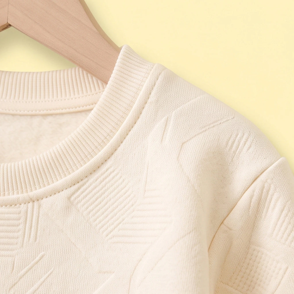 Boys Beige Sweatshirt & Joggers Co-ord Sets Sets
