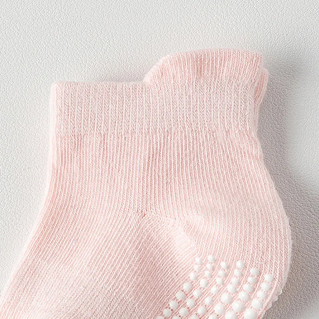 Pack of 6 Multicolour Anti-Slip Ankle Length Socks Socks