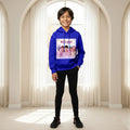 Boys Dark Blue K-Pop Nova -Beat Graphics Hoodie Sweatshirts & Hoodies Dark Blue 6-7 Y