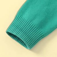 Boys Blue Long Sleeve Excavator Jacquard Sweater Sweaters & Cardigans