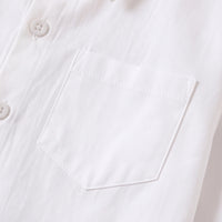 Boys White Shark Print Long Sleeve Shirt Shirts