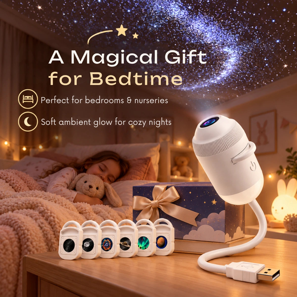 Starry Sky Projector Lamp with Planet Light Set Trending Accessories