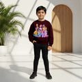 Boys Maroon K-Pop Nova Beat Graphics Crew Neck Sweatshirt Sweatshirts & Hoodies Maroon 5-6 Y