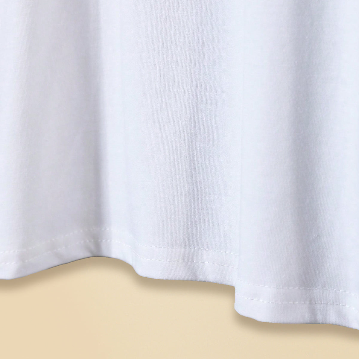 Boys White Long Sleeve Round Neck Color-blocked T-Shirt Tshirts
