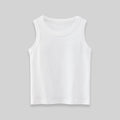 Boys Solid Sleeveless Tank Vests Tshirts Off White 1-2 Y 