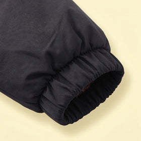 Boys Black Long Sleeve Hooded Zip-up Jacket Coats & Jackets
