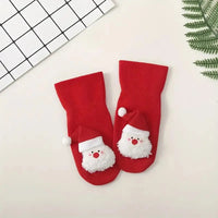 Baby Red Santa Claus Christmas Socks - 1 Pair Trending Accessories