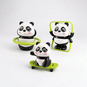 3 Naughty Pandas, Unlimited Fun, 3 in-1 Moving Panda Toy Set for Kids Trending Accessories White Onesize