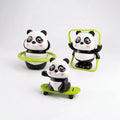 3 Naughty Pandas, Unlimited Fun, 3 in-1 Moving Panda Toy Set for Kids Trending Accessories White Onesize