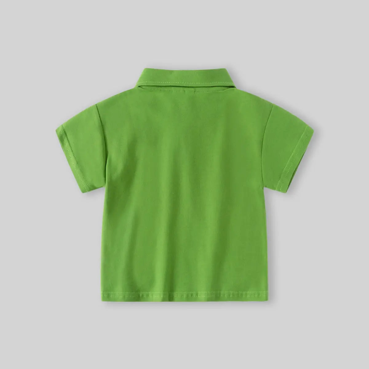 Boys Green Polo T-Shirt With Shorts Co-ord Sets Sets