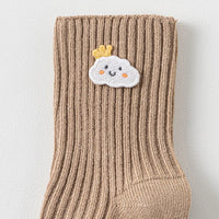Pack of 6 Boys Multicolour Embroidery Applique Ankle Length Socks Socks