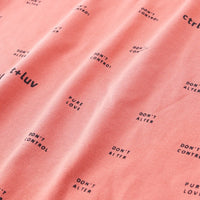 Boys Peach Typographic Short Sleeve T-Shirt With Elasticated Shorts Sets Sets